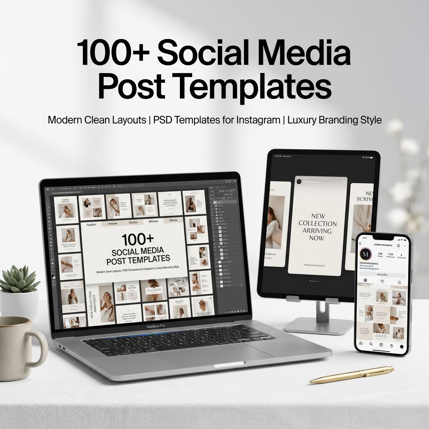 (PSD) – 100+ Instagram & Ad DSocial Media Post Template Bundleesigns for Business Growth
